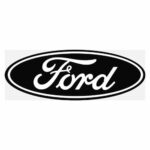 logo ford blanco y negro