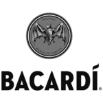 Logo bacardi blanco y negro